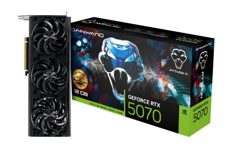 GAINWARD RTX5070 PYTHON III OC 12GB GDDR7 192Bit (NE75070S19K9-GB2050T) Ekran Kartı