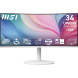 34 MSI MODERN MD342CQPW 1MS 120HZ 2K UWQHD VA CURVED GAMING