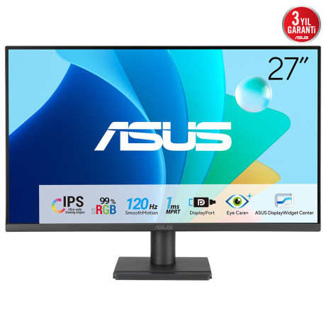 27 ASUS VA279QG 1MS 120HZ EYE CARE FHD MONITOR