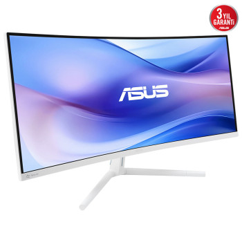 34 ASUS VU34WCIP-W 1MS 100HZ EYE CARE HAVA İYONİZERİ CURVED WQHD VA