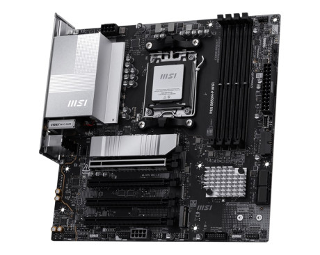 MSI PRO B850M-P WIFI DDR5 AM5 8200MHZ(OC) HDMI DP 3X M.2 USB 10GBS 5G LAN WI-FI 7 MATX