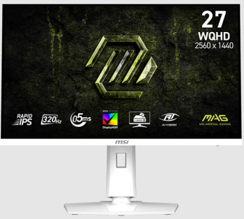 27 MSI MAG 274QRFW X32 0.5MS 320HZ 2K WQHD FLAT RAPID IPS PIVOT BEYAZ GAMING 