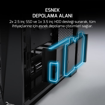 GAMEPOWER WARCRY PULSE 4X ARGB GAMING KASA 850W BRONZE