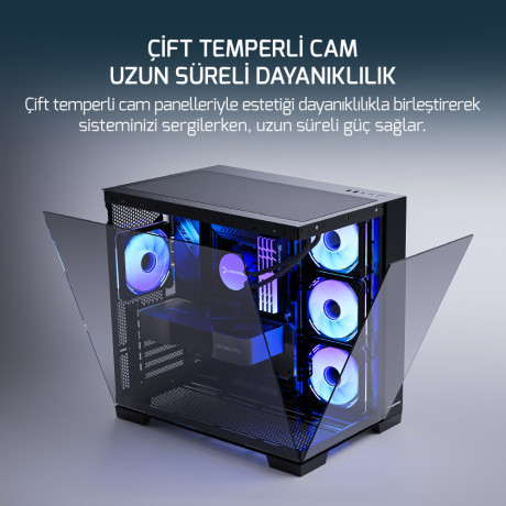 GAMEPOWER WARCRY PULSE 4X ARGB GAMING KASA 850W BRONZE