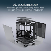 GAMEPOWER WARCRY PULSE 4X ARGB GAMING KASA 850W BRONZE