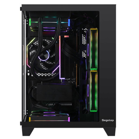 Segotep U502 Siyah 550W 80+ Midi Tower mATX Gaming (Oyuncu) Kasa