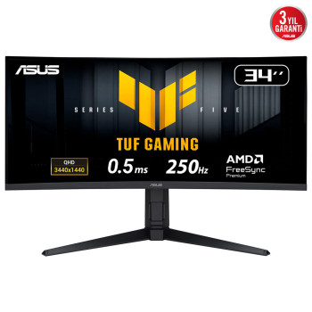 34 ASUS TUF GAMING VG34WQML5A 0.5MS 250HZ UWQHD CURVED GAMING