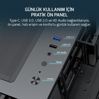 GAMEPOWER WARCRY RAVORA 7x ARGB 650W KASA