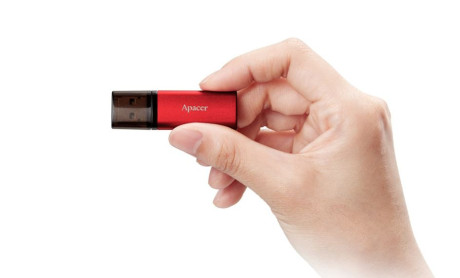 Apacer AH25B 64GB 3.2 USB BELLEK KIRMIZI (AP64GAH25BR-1)