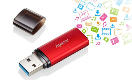 Apacer AH25B 64GB 3.2 USB BELLEK KIRMIZI (AP64GAH25BR-1)