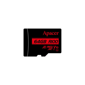 Apacer 64GB Micro SDXC R100Mb/s (AP64GMCSX10UB-R)