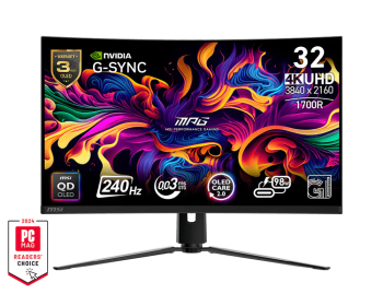 31.5 MSI MPG 321CURX QD-OLED UHD 240HZ 0.03MS MON