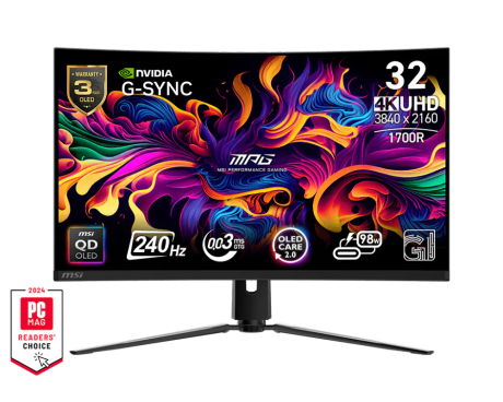 31.5 MSI MPG 321CURX QD-OLED UHD 240HZ 0.03MS MON