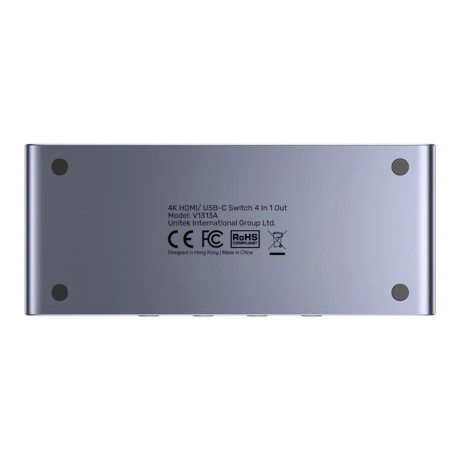 UNITEK 4K HDMI/USB-C SWITCH 4IN1OUT(V1313AGY01-EU)
