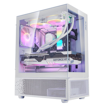 XPG Invader X Mini ARGB USB 3.2 Beyaz ATX Mid-Tower Kasa (INVADERXMINIMT-WHCWW)