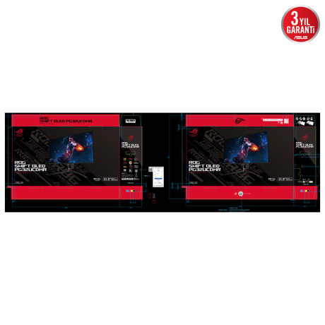 32 ASUS ROG SWIFT PG32UCDMR 0.03MS 240HZ OLED G-SYNC HDR400 UHD GAMING