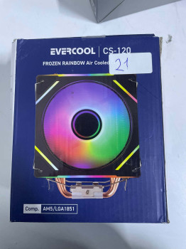 EVERCOOL CS-120 FROZEN Rainbow RGB 12CM Fa(OUTLET)