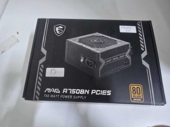 MSI MAG A750BN 750W 80+ BRONZE POWER SUPPL(OUTLET)