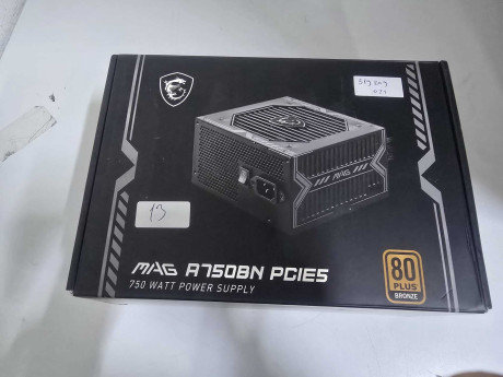 MSI MAG A750BN 750W 80+ BRONZE POWER SUPPL(OUTLET)