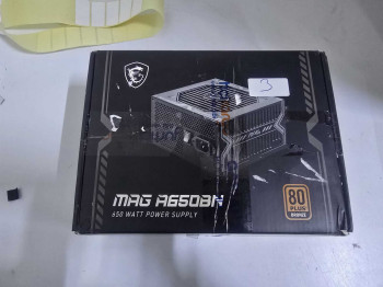 MSI MAG A650BN 650W 80+ BRONZE POWER SUPPL(OUTLET)