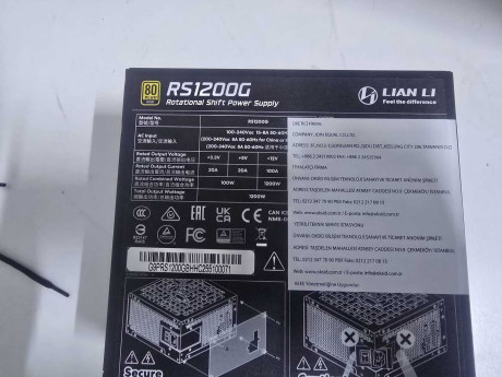 Lian Li RS1200 Siyah 1200W G9P.RS1200G.BH0(OUTLET)