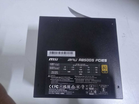 MSI MPG A850GS PCIE5 850W 80+ GOLD PSU FUL(OUTLET)