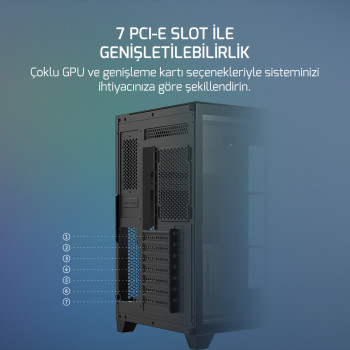 GAMEPOWER WARCRY TOPGLASS 4XARGB KASA 850W BLACK