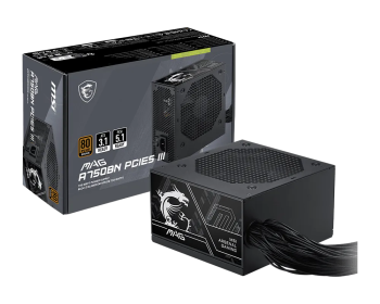 MSI MAG A750BN PCIE5 III 750W 80+ BRONZE  ATX 3.1 PCIe 5.1 POWER SUPPLY