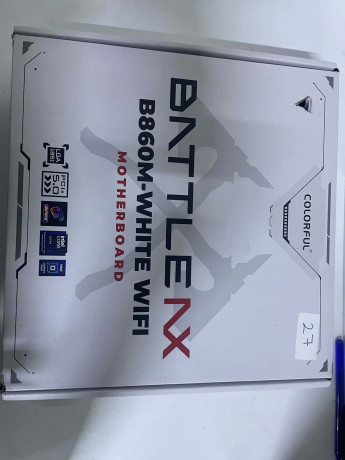COLORFUL BATTLE-AX B860M-WHITE WIFI V20 DD(OUTLET)