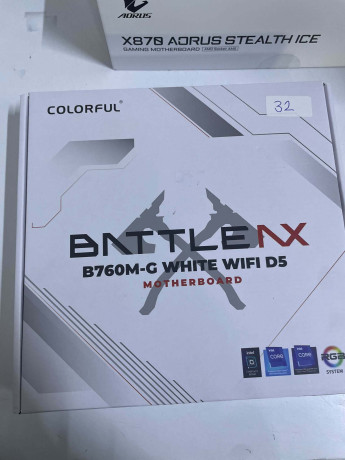 COLORFUL BATTLE-AX B760M-G WHITE WIFI V20 (OUTLET)