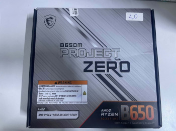 MSI B650M PROJECT ZERO AM5 DDR5 7600MHZ(OUTLET)