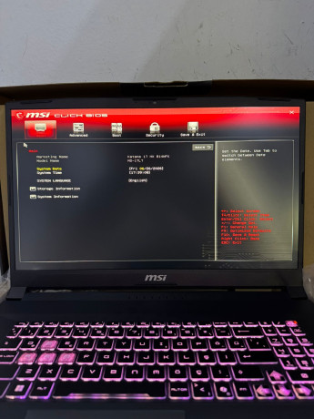 MSI KATANA 17 HX B14WFK216XTR NOTEBOOK(OUTLET)