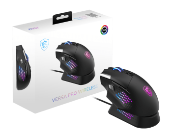 MSI VERSA PRO WIRELESS + MOUSE DOCK PRO MOUSE