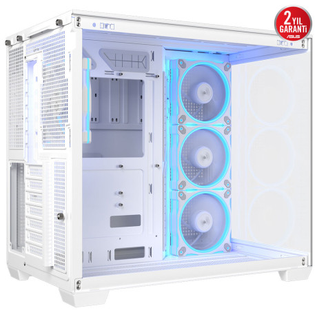 ASUS A32 PLUS M-ATX 3.2 GEN 2X1 TYPE C PORTU VE 360MM AIO CPU SOĞUTUCU & 420MM EKRAN KARTIYLA UYUMLU BEYAZ