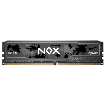 Apacer NOX 16GB (1x16GB) 6400MHz CL36 DDR5 Siyah Gaming Ram (AH5U16G64C652MBAA-1)