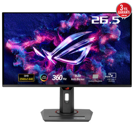 27 ASUS ROG STRIX XG27ACDNG 0.03MS 360HZ QHD DP HDMI USB-C FLICKER-FREE PIVOT