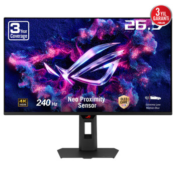 27 ASUS ROG STRIX XG27UQDMS 0.03MS 240HZ OLED FREESYNC GAMİNG