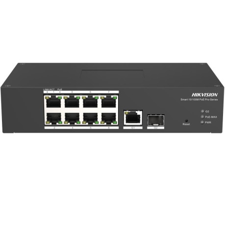 HIKVISION DS-3T1310P-SI/HS 8XFE+1XGE RJ45 110W POE SWİTCH