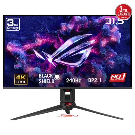 31.5 ASUS ROG SWIFT OLED PG32UCDM3 0.03MS 240Hz 4K UHD ADAPTIVE SYNC QD-OLED GAMING