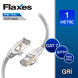FLAXES FNK-701G CAT7 PATCH KABLO 1 METRE GRİ