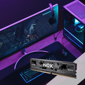 Apacer NOX 32GB 1x32GB 5600MHz CL40 DDR5 Gaming Ram (AH5U32G56C522MBAA-1)