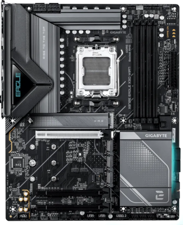 GIGABYTE X870E EAGLE X3D WIFI7 DDR5 HDMI ATX AM5