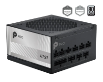 MSI PSU PRO A1000PL PCIE5 1000W 80+ Platinum Power