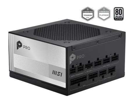 MSI PSU PRO A1000PL PCIE5 1000W 80+ Platinum Power