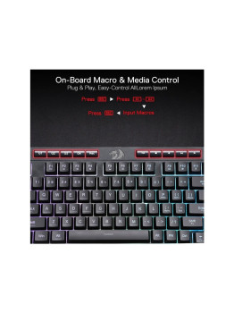 REDRAGON K515 PRO SHIVA RGB SIYAH KLAVYE
